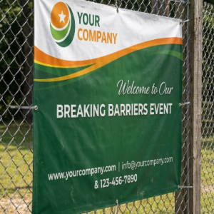 Fence Poster Around Event